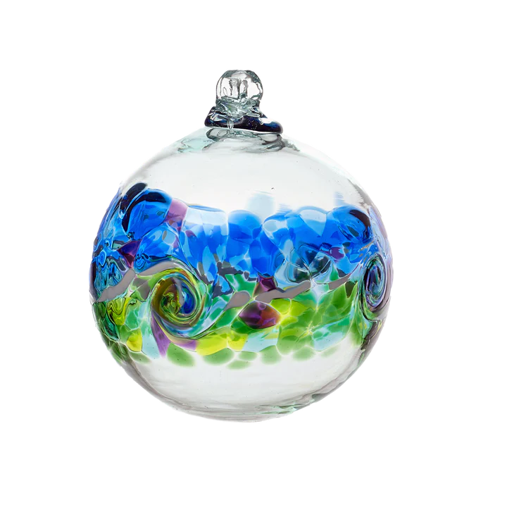 Colour Wave | Ocean Breeze hand-blown Art Glass Ornament