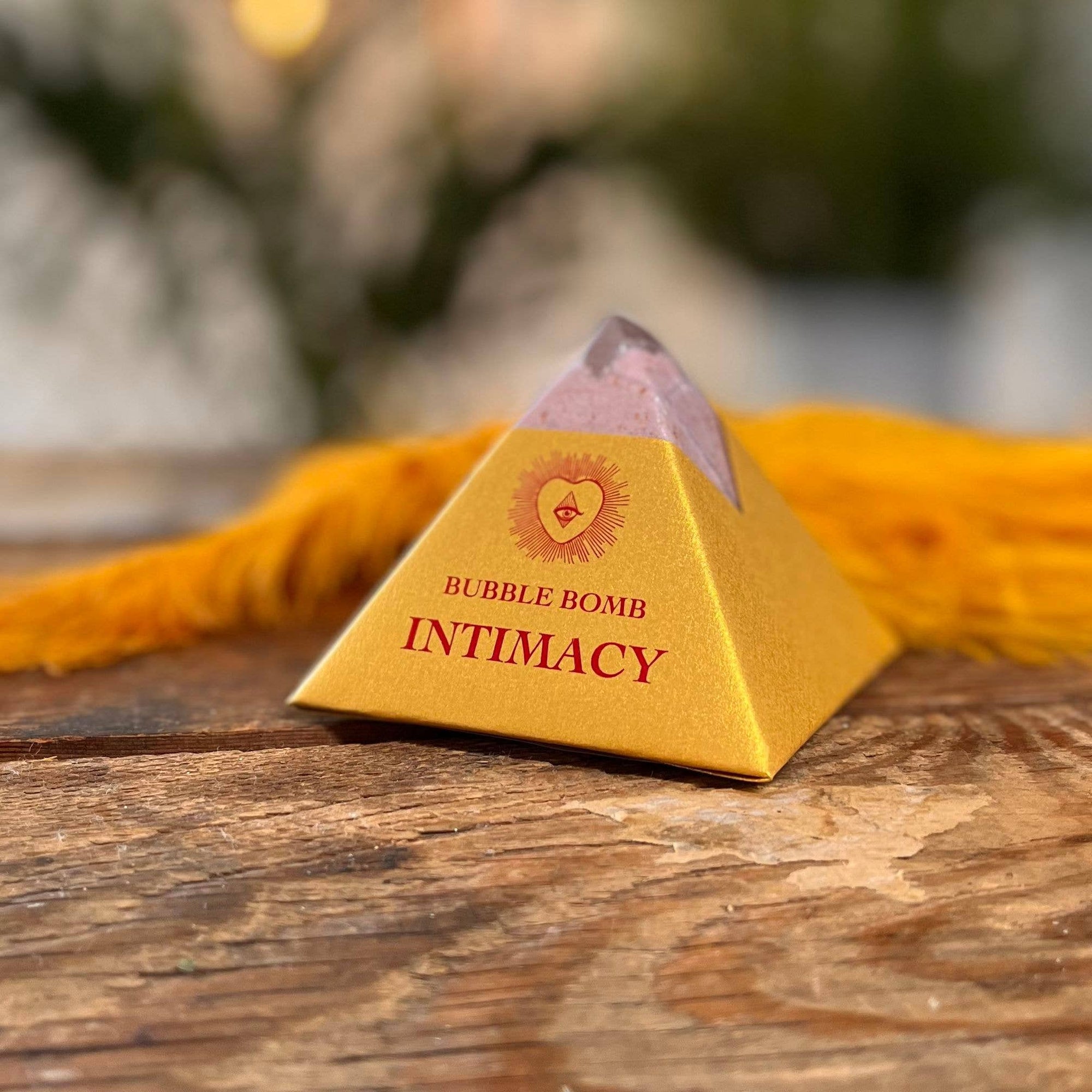 Intimacy Bubble Bath Bomb with Charged Crystal