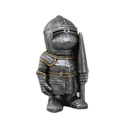Medieval Knight Mini Statue with Lance