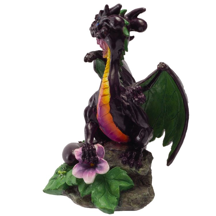Eggplant Dragon Statue