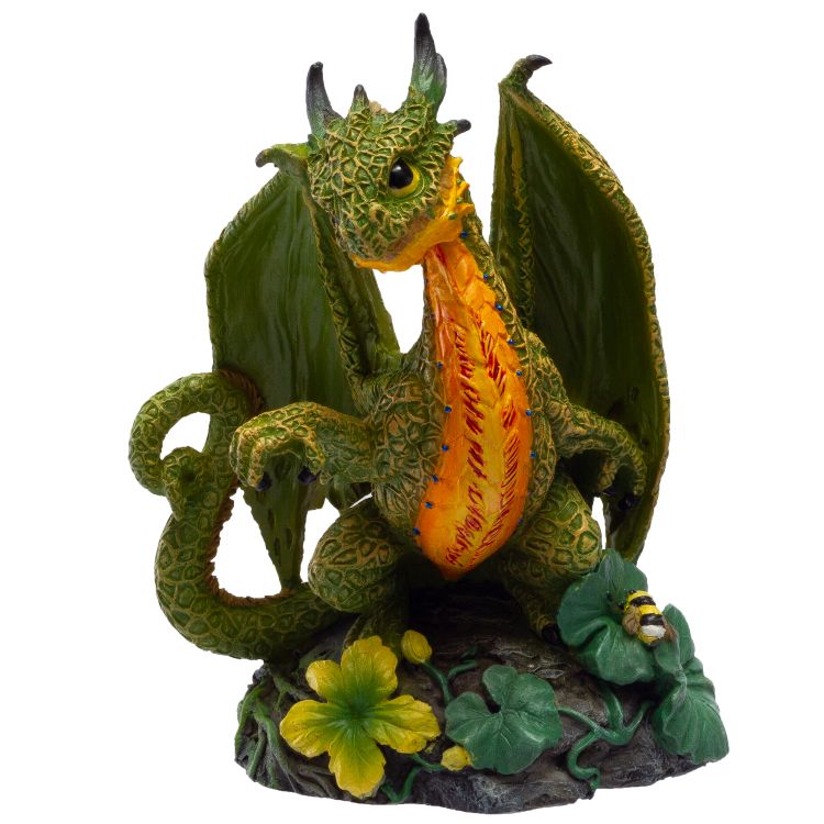 Cantaloupe Dragon Statue