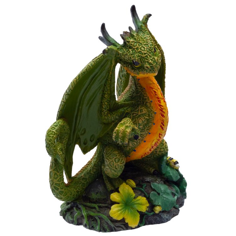 Cantaloupe Dragon Statue