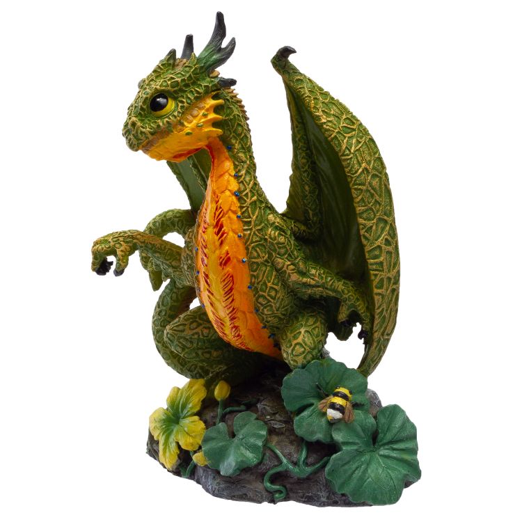 Cantaloupe Dragon Statue