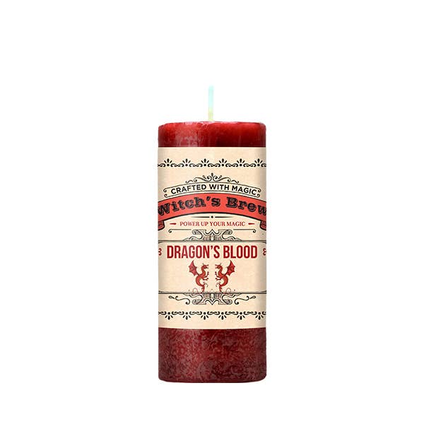 Witch&#39;s Brew Dragon&#39;s Blood Candle - Limited Edition