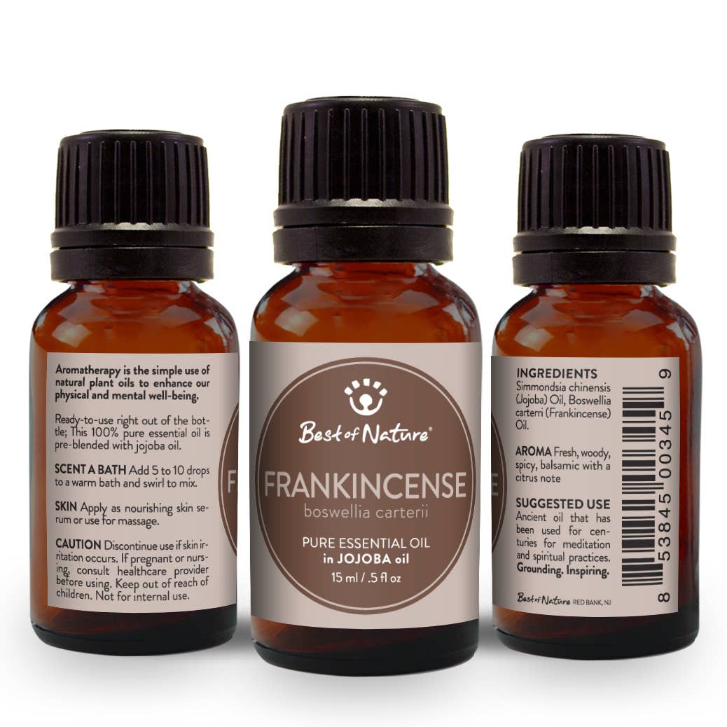 Frankincense Essential Oil Blended with Jojoba Oil