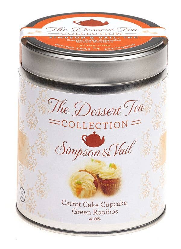 Carrot Cake Cupcake Rooibos Dessert Tea - 4oz Tin
