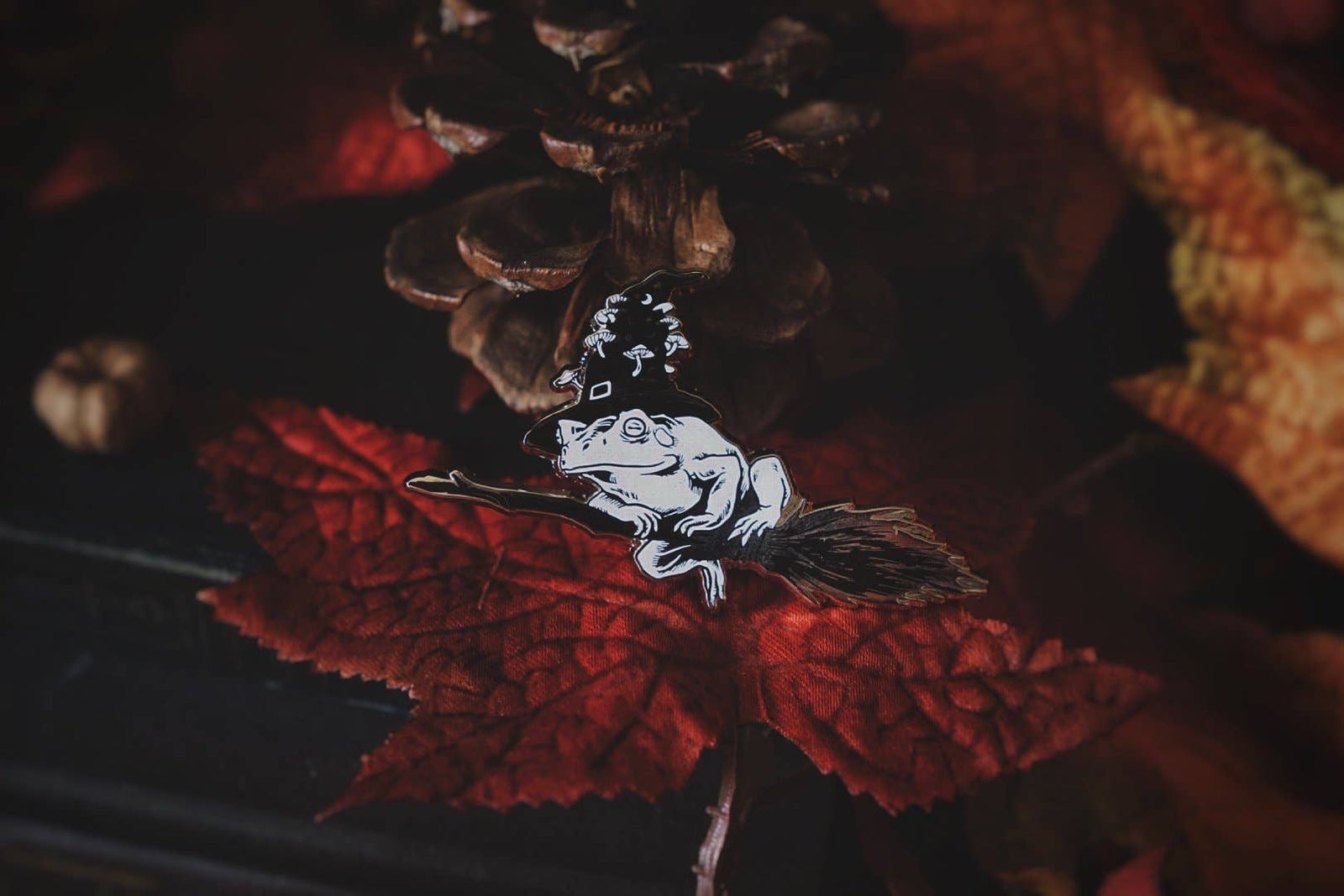 The Sticky Witch Enamel Pin