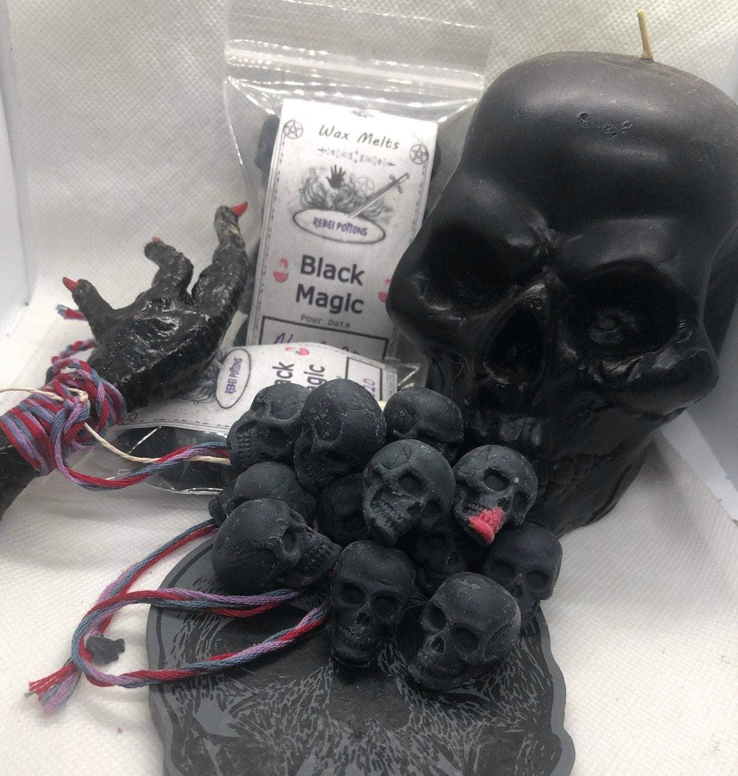Black Magic Mini Skull Wax Melts
