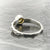 Citrine Stackable Celtic Sterling Silver Ring - Assorted Sizes