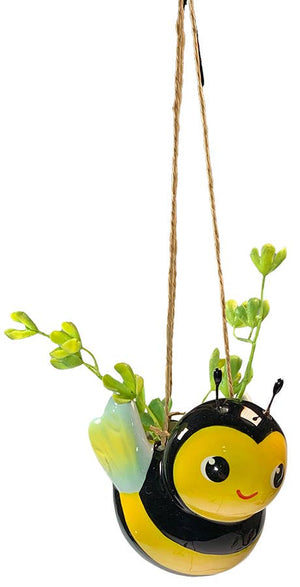 Mini Bee & Ladybug Hanging Planters