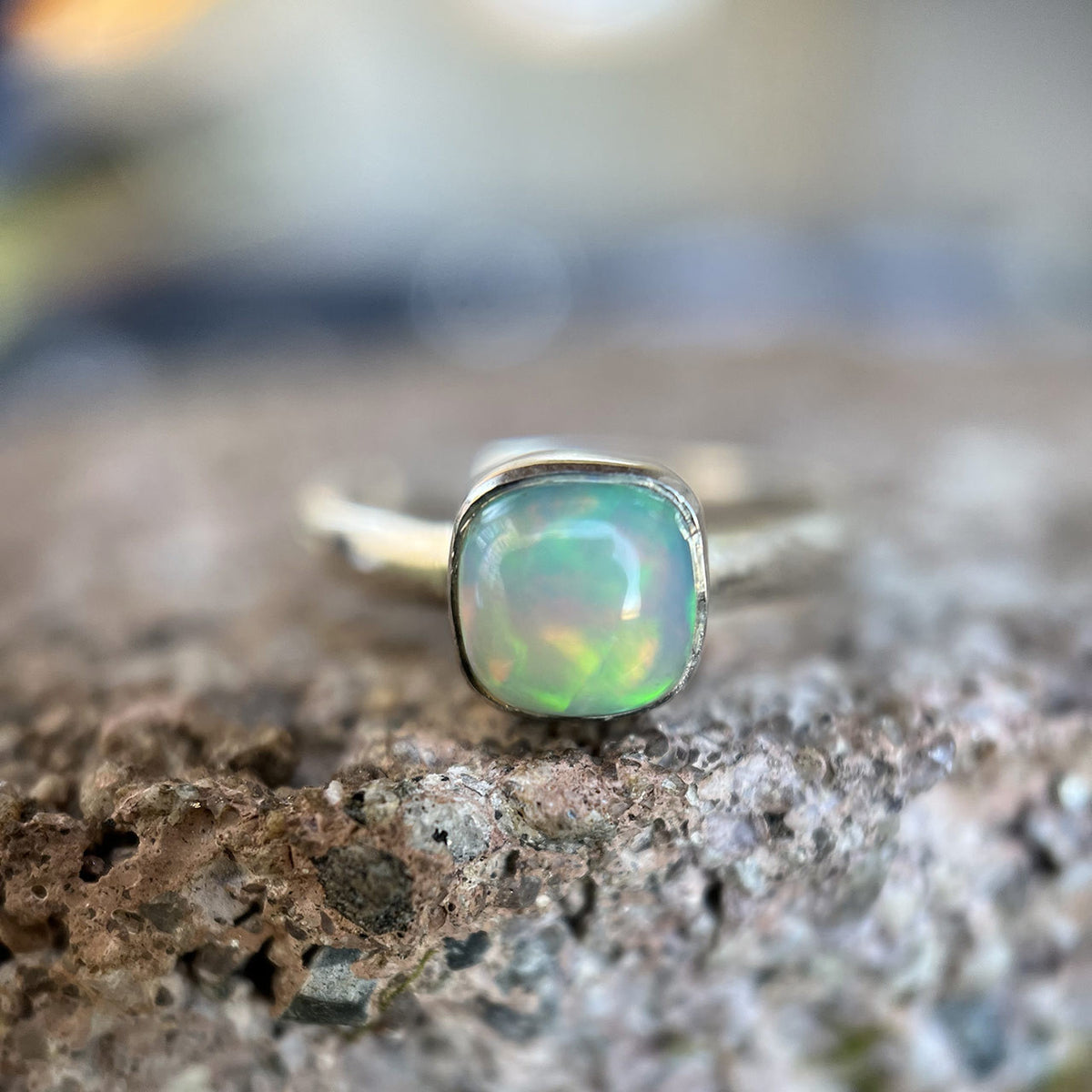 ETHIOPIAN OPAL Sterling Silver Ring - Assorted Sizes