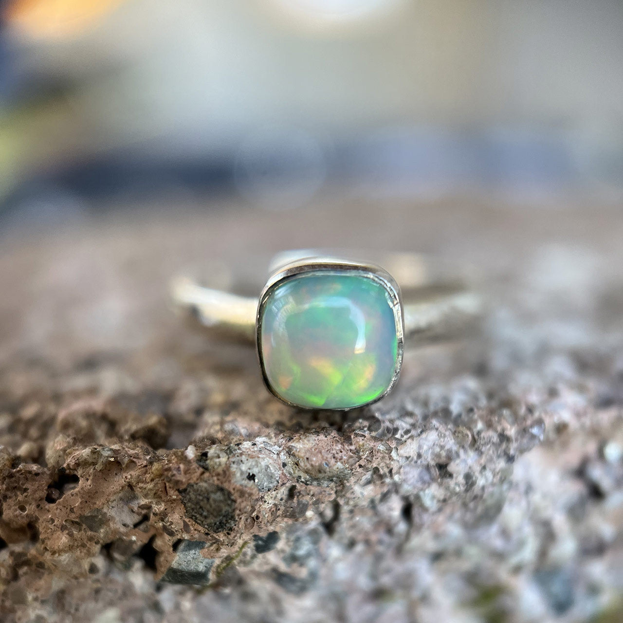 ETHIOPIAN OPAL Sterling Silver Ring - Assorted Sizes