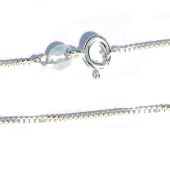 Sterling silver chain in various lengths
