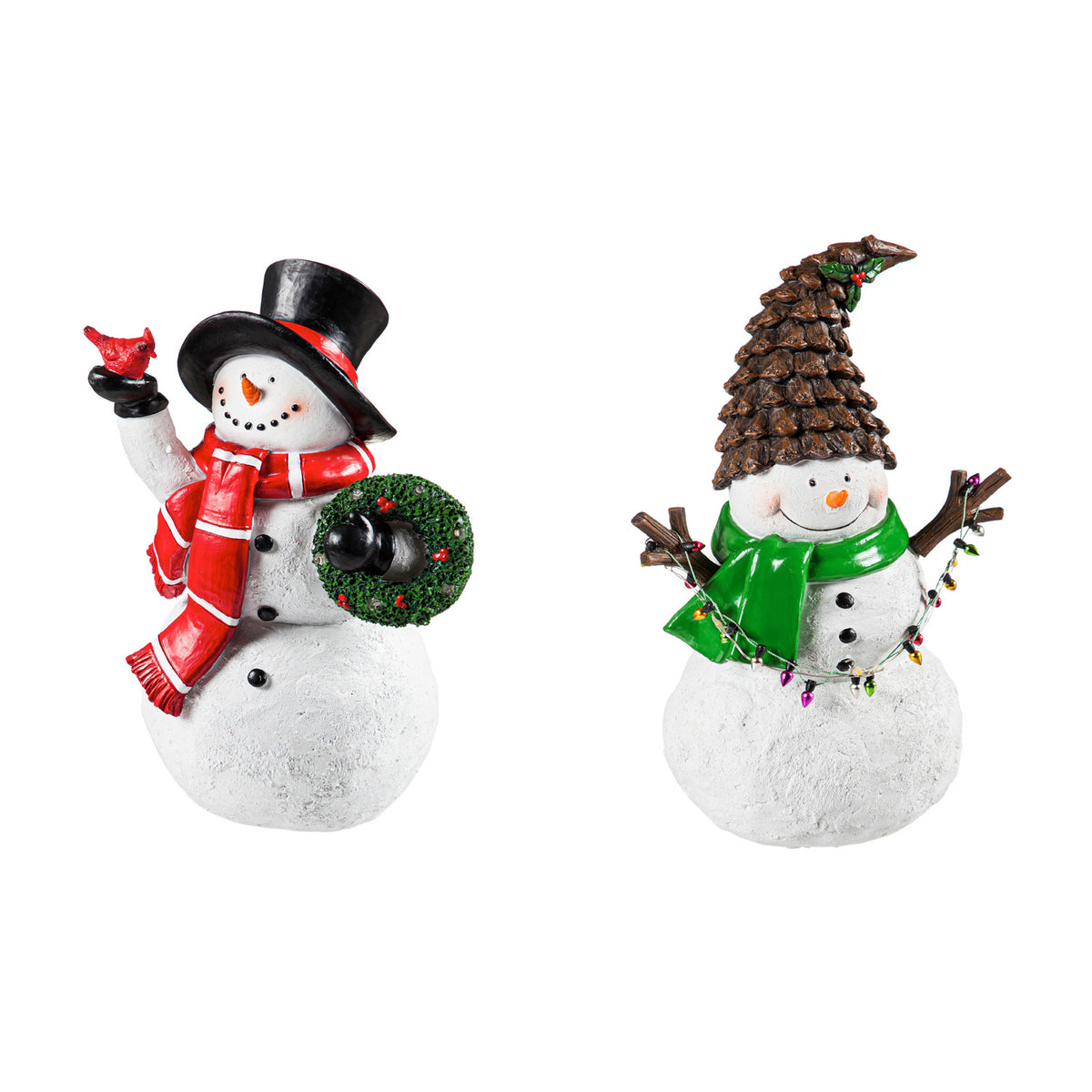 LED Battery Operated Holiday Snowman 10&quot;H