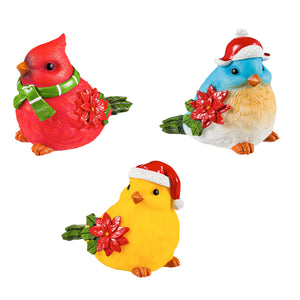 LED Battery Operated Holiday Portly Bird