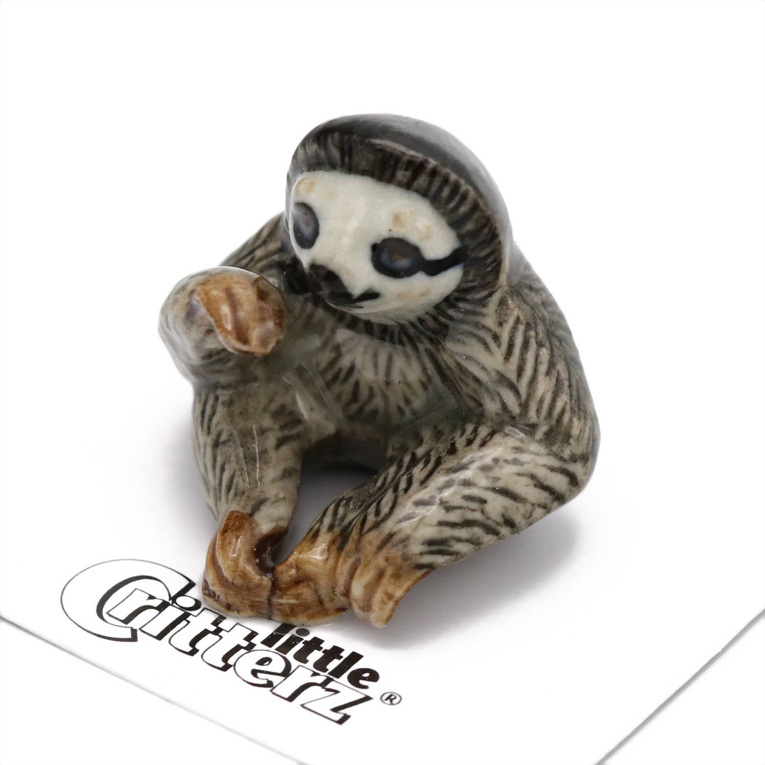 Buttercup Three-Toed Sloth Porcelain Miniature