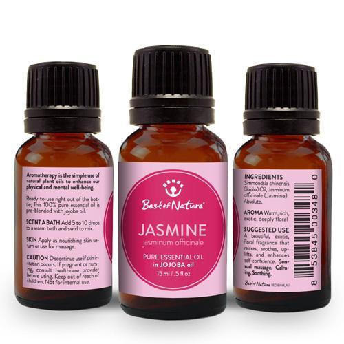 Jasmine Absolute Essential Oil Blended with Jojoba Oil