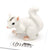 Bree White Squirrel Porcelain Miniature