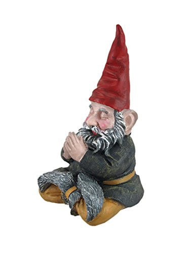 Mordecai Zen Meditating Garden Gnome Statue - Cast a Stone