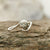 Pyrite Druzy Ring Sterling Silver