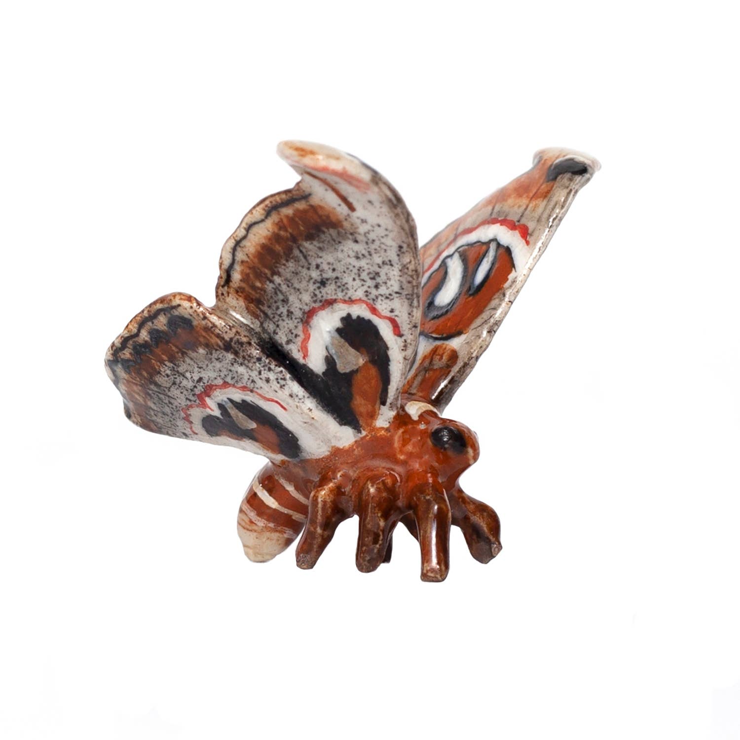 Attacus Atlas Moth Porcelain Miniature