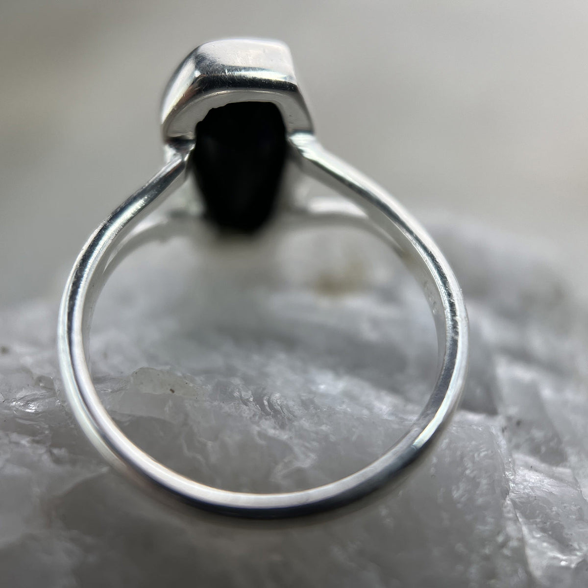 Made of the finest sterling silver and Black Onyx, these coffin rings will bring delight into the lives of any enthusiasts of the spooky, scary, and macabre. The brilliance of the gems ties in perfectly with the fine bone-shaped banding, reminding us of Memento Mori. Life may be fleeting but should be lived with vibrancy and passion. Wear this ring and remember to live as brightly as the jewel’s shine.