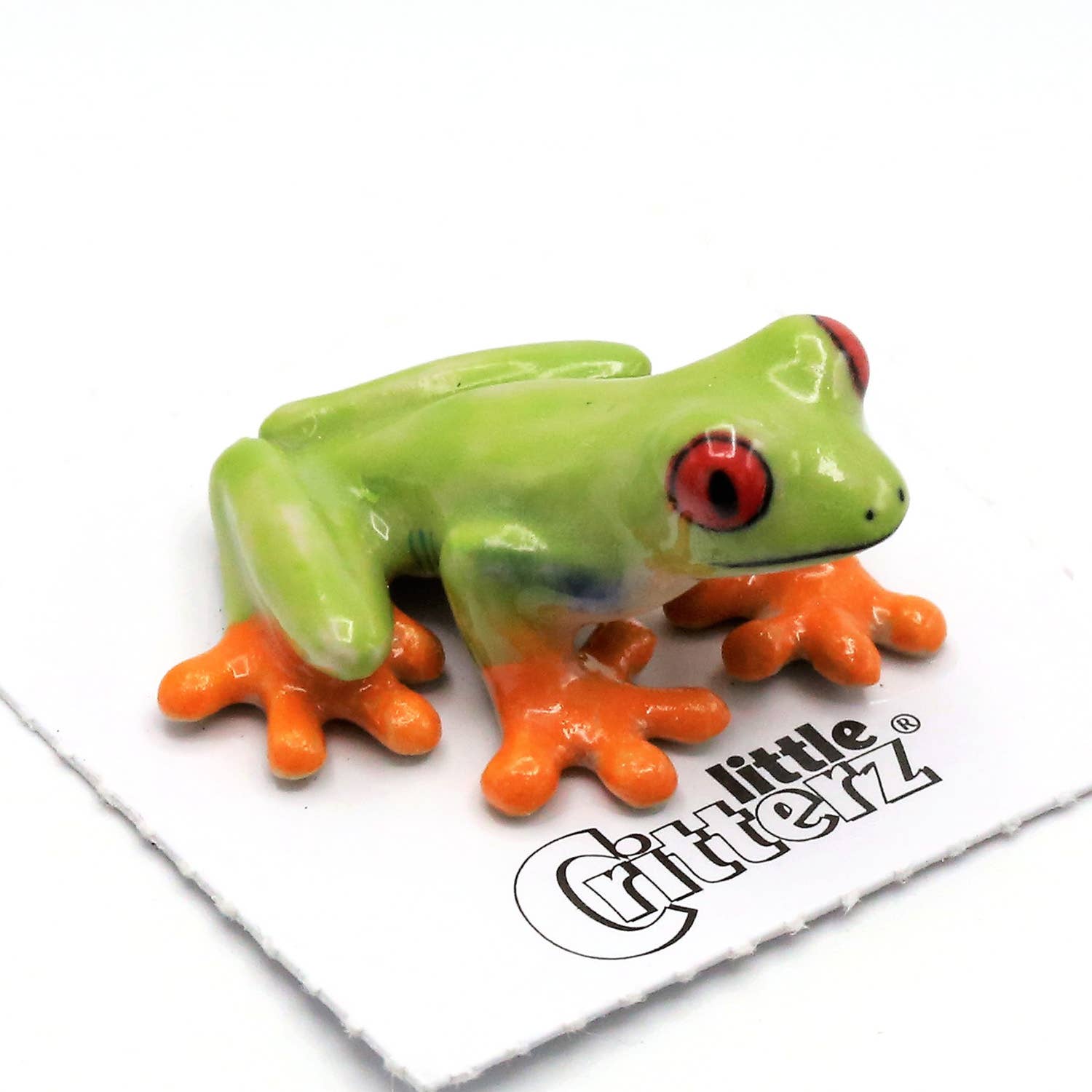 Clinger Red-Eyed Frog Porcelain Miniature