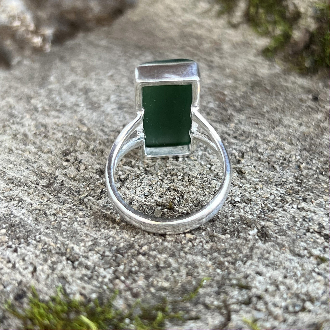 Green Aventurine Sterling Silver Ring