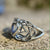 Labradorite Celtic Ring In Sterling Silver