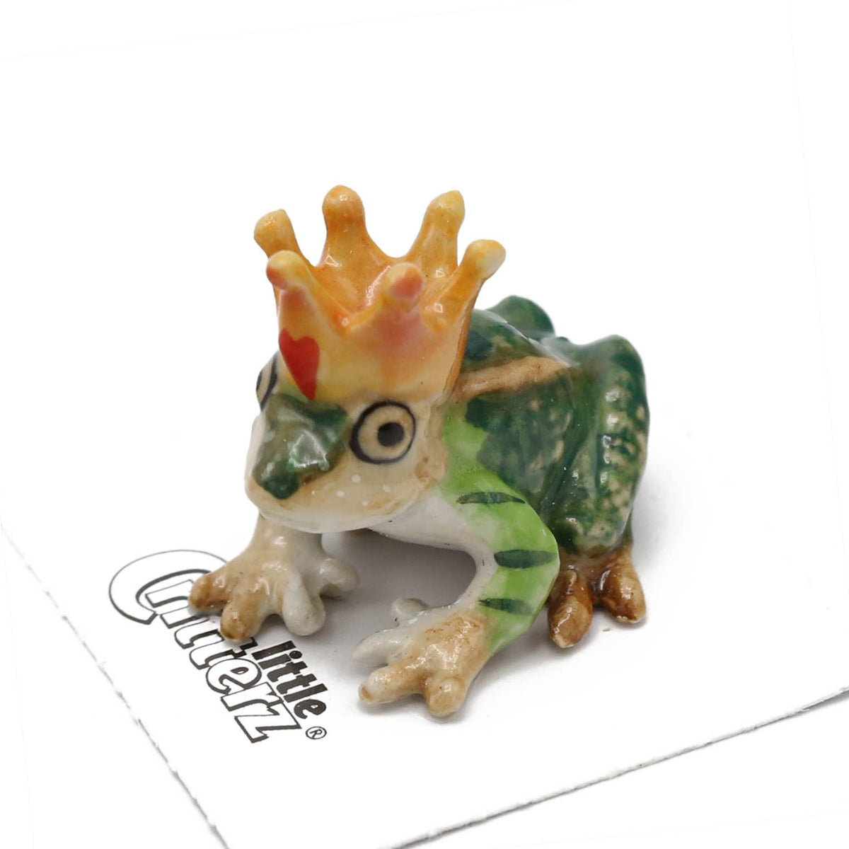 Kiss Frog Prince Porcelain Miniature
