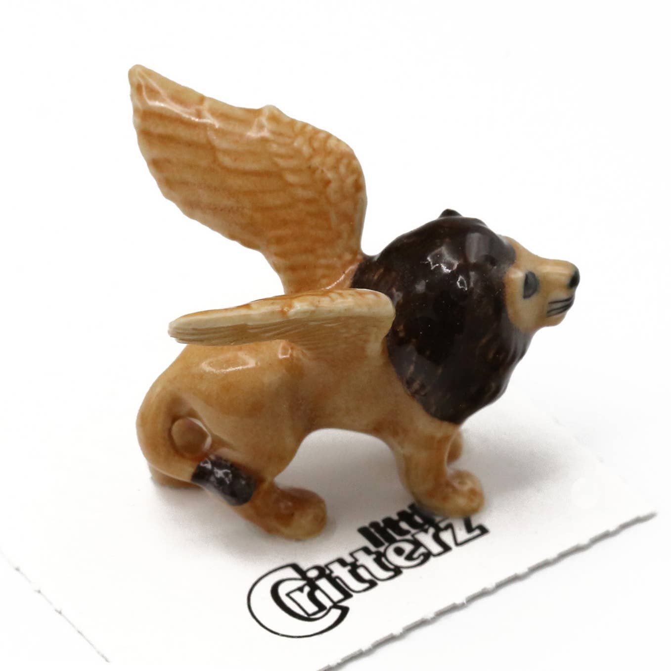 Griffin Winged Lion Porcelain Miniature