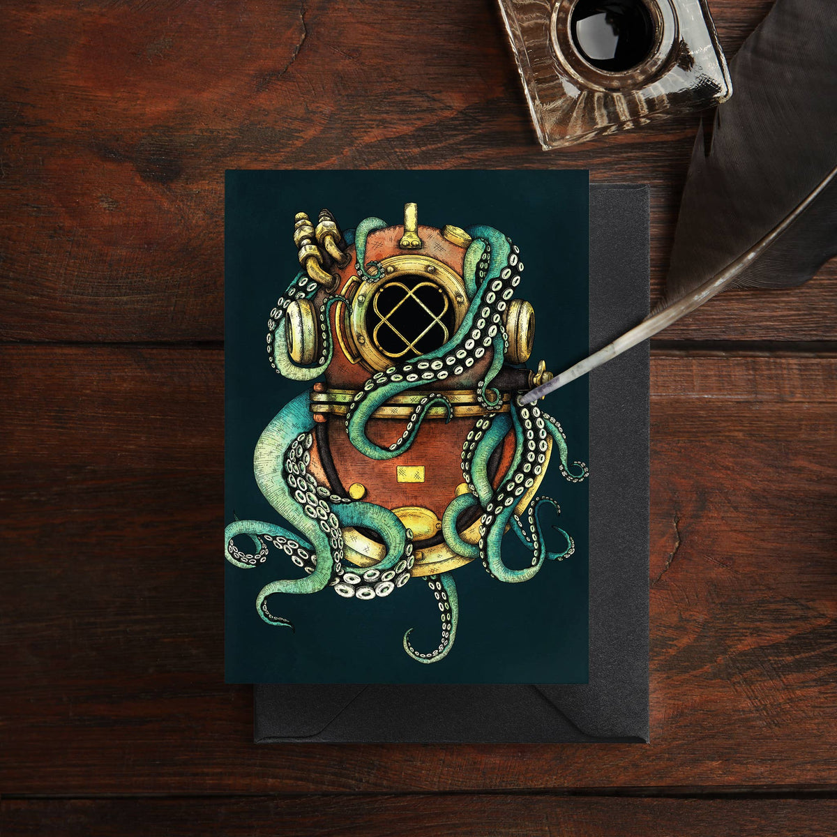 From the Depths - Greeting Card