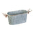 Galvanized Oval Container with Deer Handles