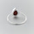 Garnet is a natural stone sourced primarily from the Czech Republic. It was used for centuries as a talisman to safeguard soldiers during battle. It is said to heal injuries, promote peace and offer protection to those who wear or carry it. As a gift it symbolizes loyalty.