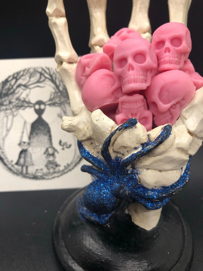 SUGAR SKULL Skull Wax Melts – Box of 10 | Para-Soy Wax Melts for Warmers