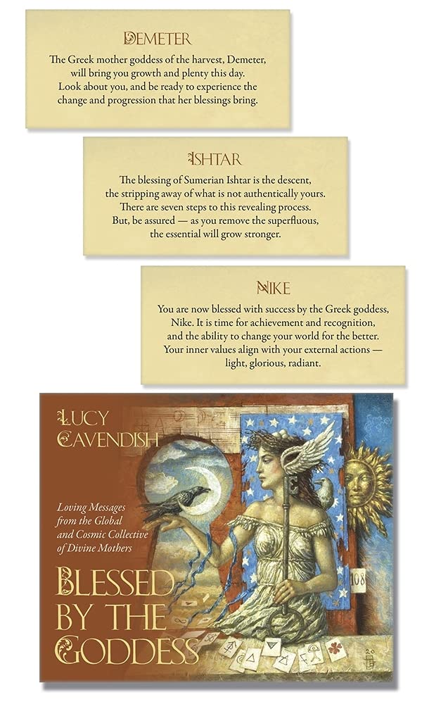 Blessed by the Goddess Cards by Lucy Cavendish