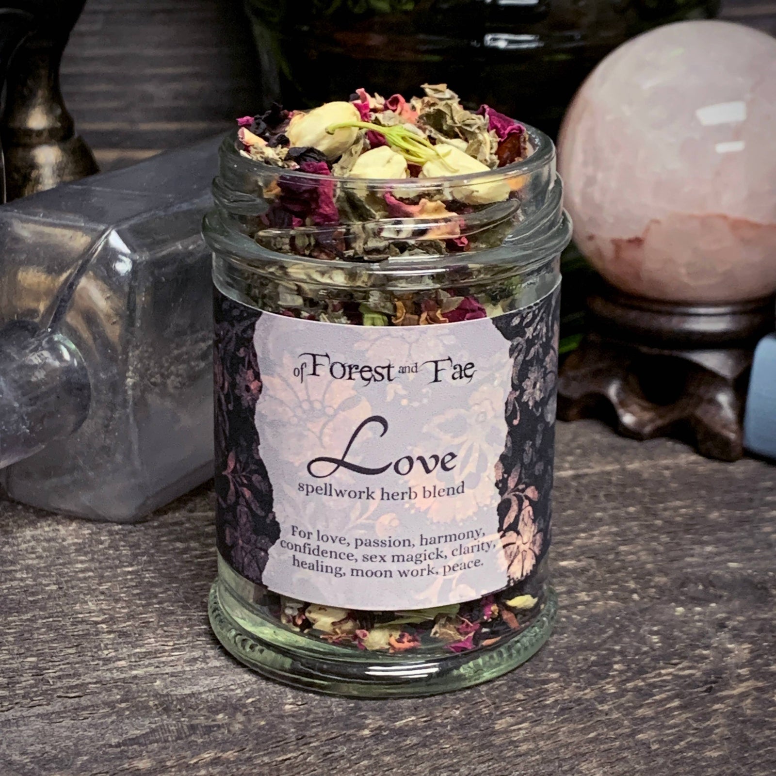 Love Spellwork Herb Blend • Ritual Herbs for manifestation