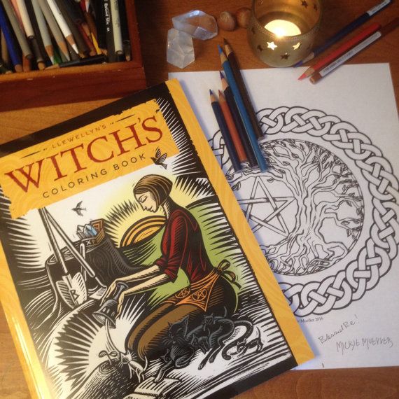 Llewellyn's Witch's Coloring Book