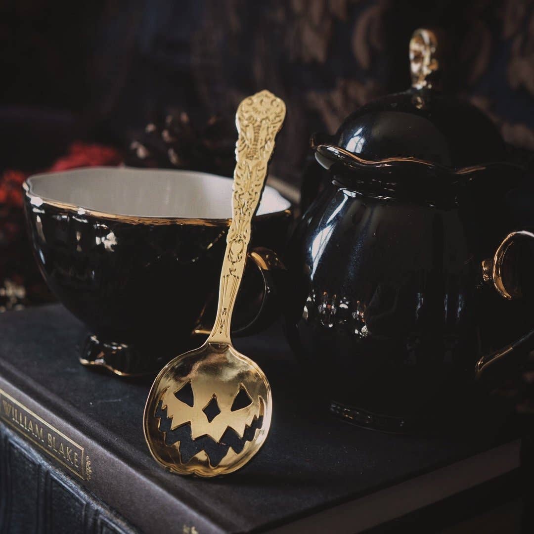 Haunted Hallows Tea Spoon - Gold