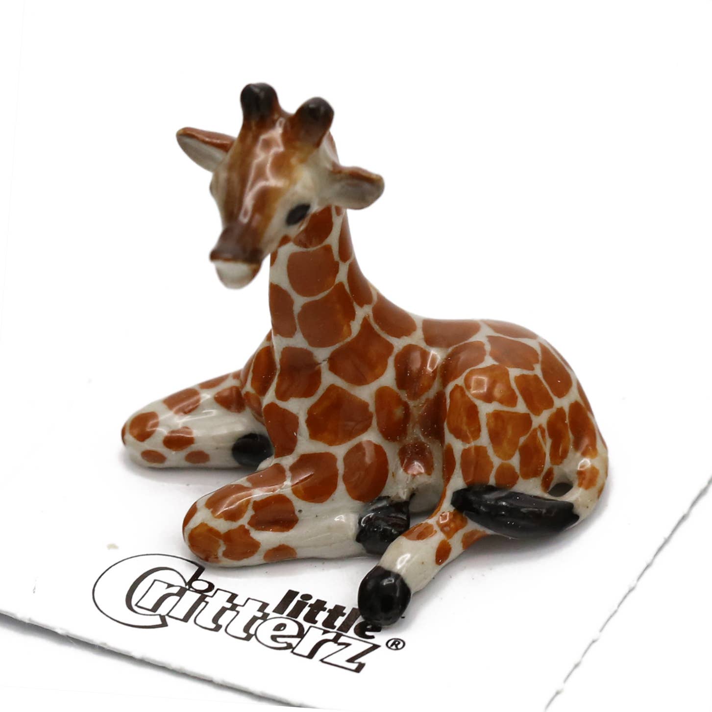 Aerial Giraffe Calf Porcelain Miniature