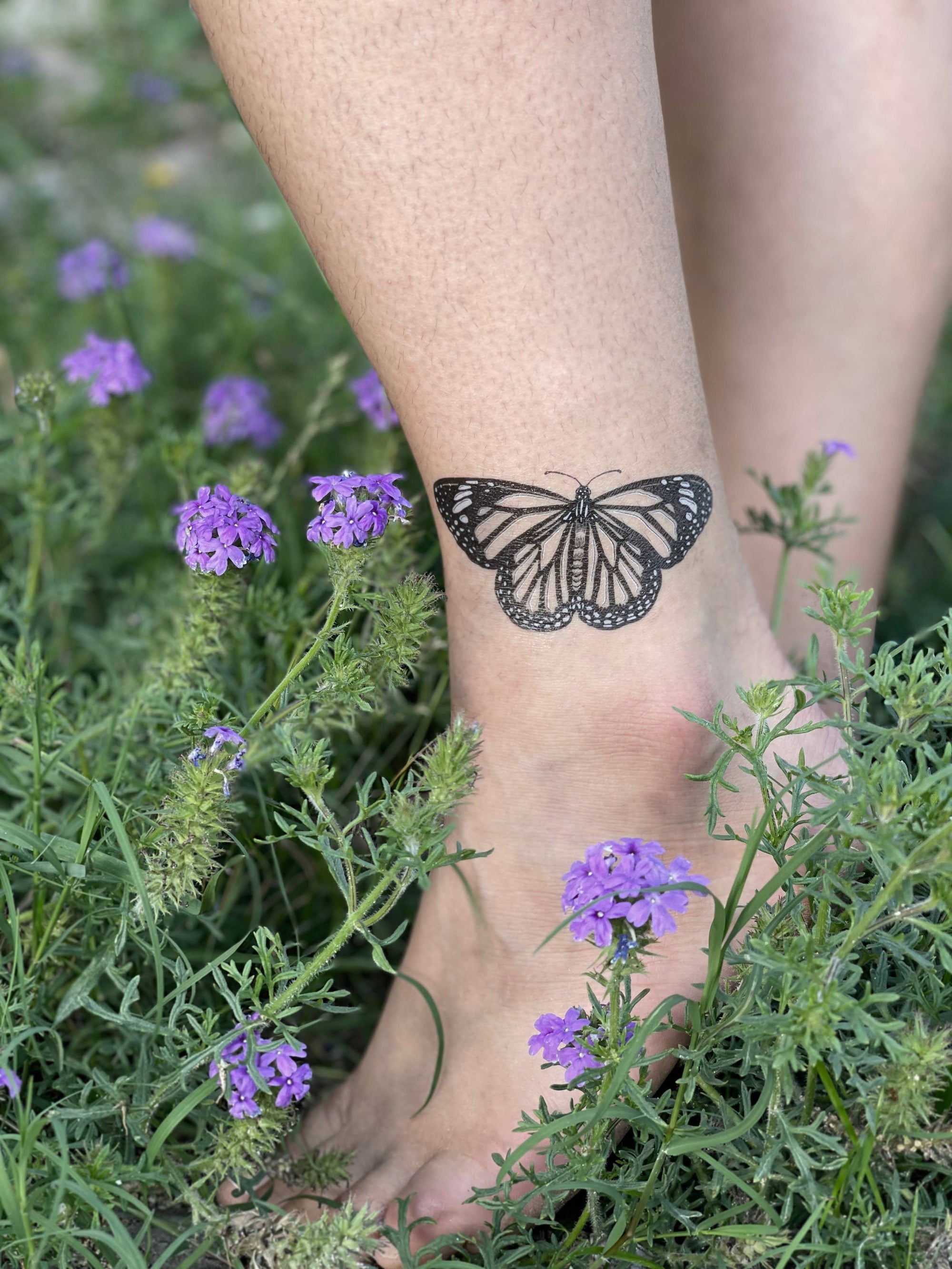 Monarch Butterfly Temporary Tattoo