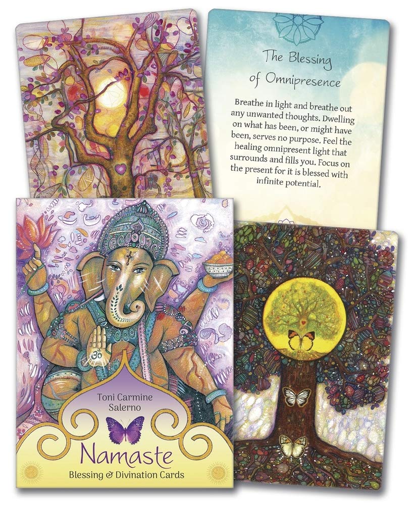 Namaste: Blessing & Divination Cards by Toni Carmine Salerno