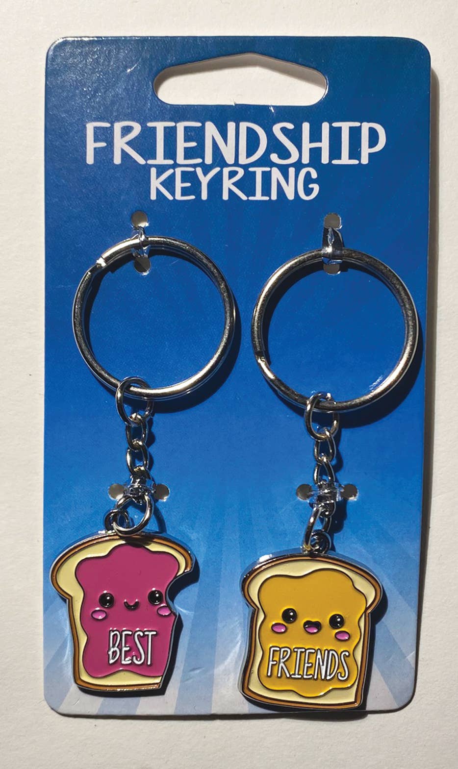Peanut Butter and Jelly 2 pc keyrings