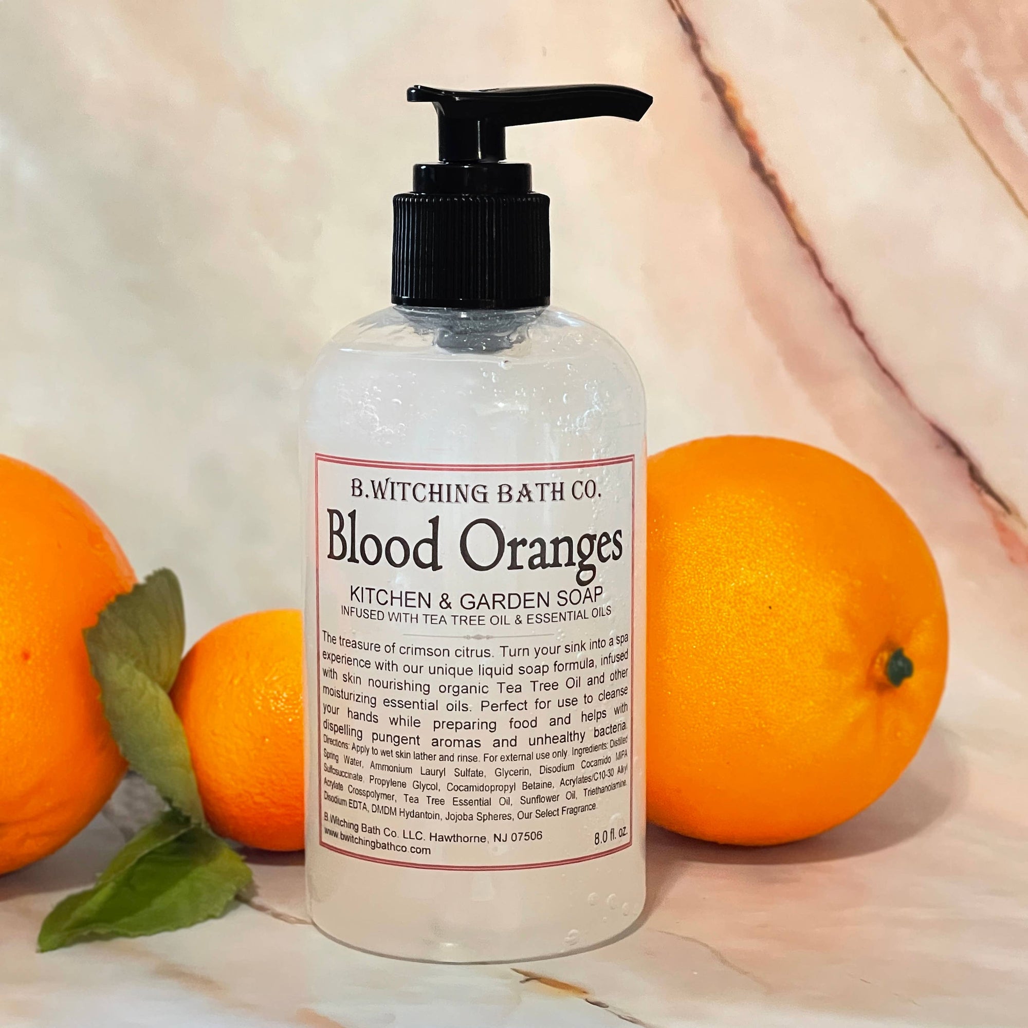 Blood Orange Kitchen & Garden Liquid Soap 8oz.