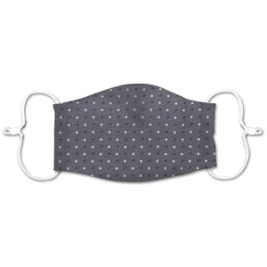 Adult 3-Layer Cotton Face Mask with Dot Pattern