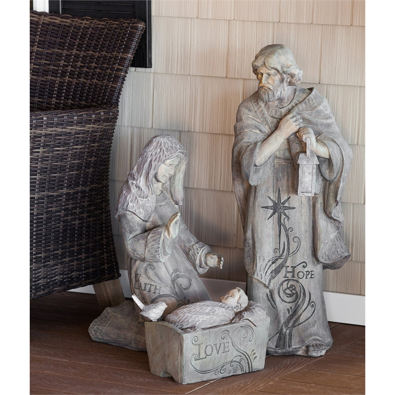 Mary, Joseph And Baby Jesus Large Nativity Trio PICK UP ONLY