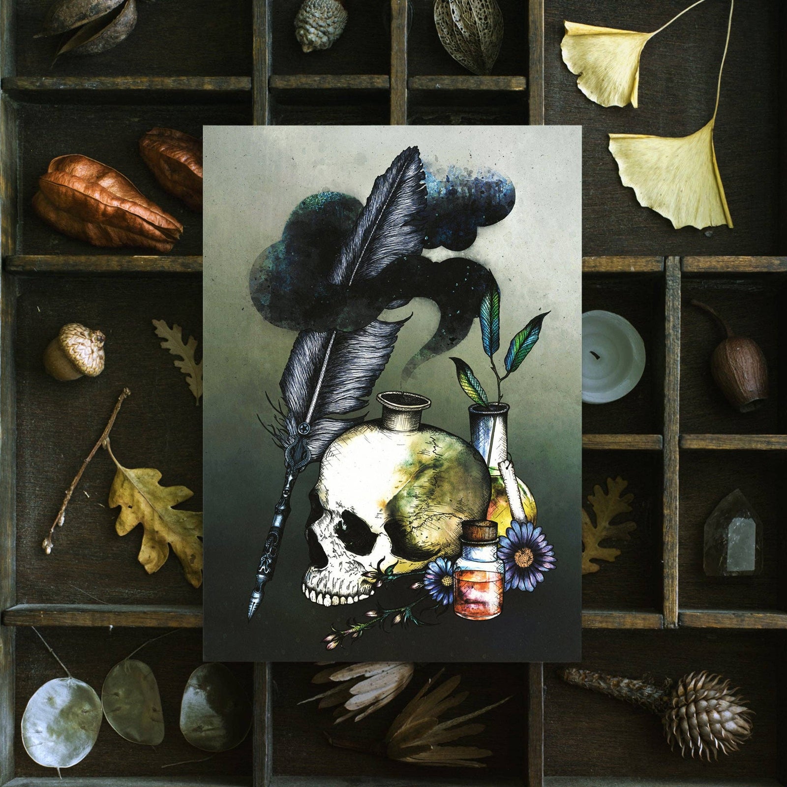 Quill and Ink - Postcard Mini Print
