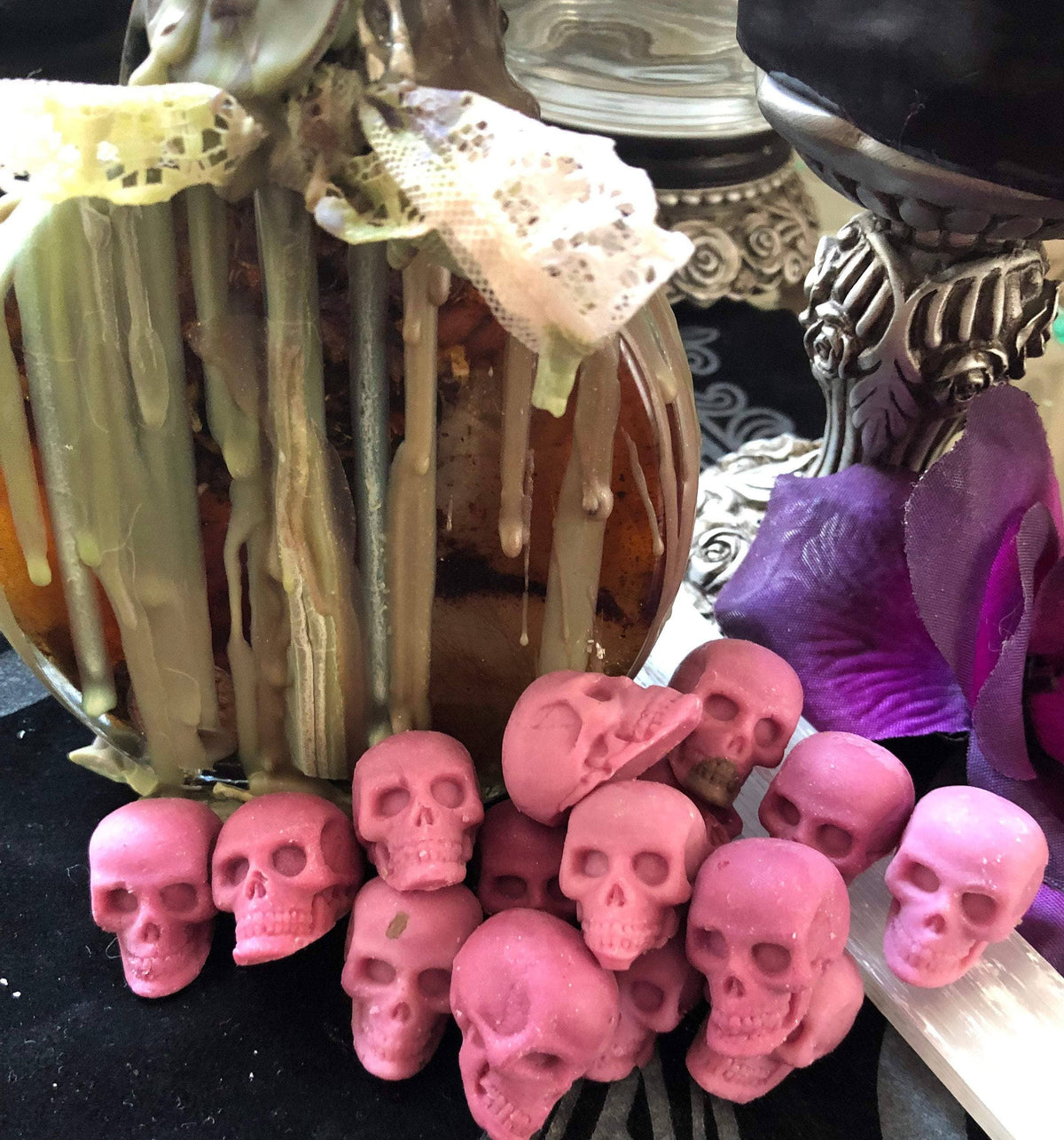 LILITH Skull Wax Melts – Box of 10 | Para-Soy Wax Melts for Warmers