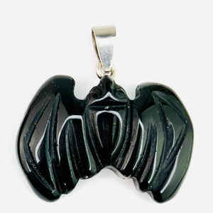 Gemstone Bat Pendant