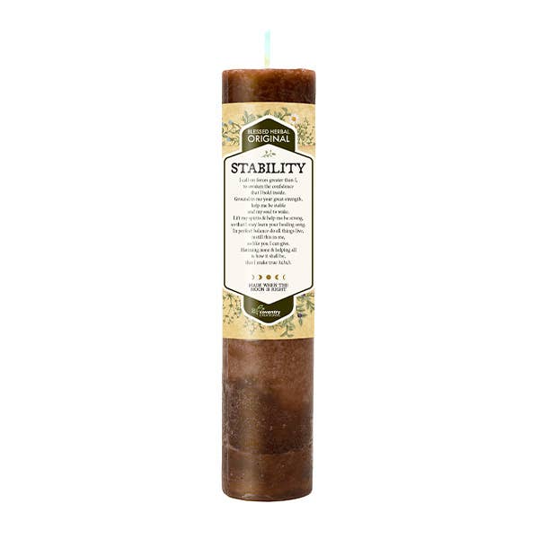 Stability Blessed Herbal Candle